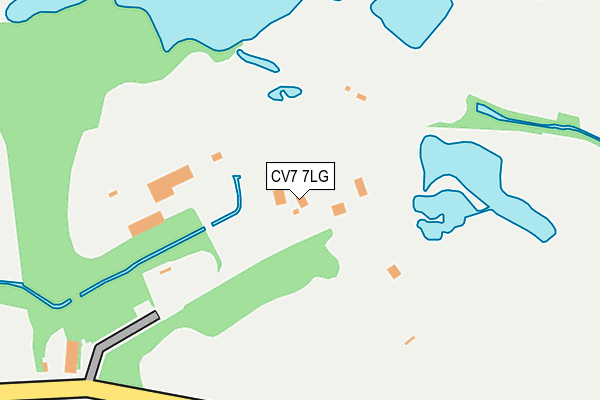 CV7 7LG map - OS OpenMap – Local (Ordnance Survey)