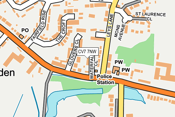 CV7 7NW map - OS OpenMap – Local (Ordnance Survey)