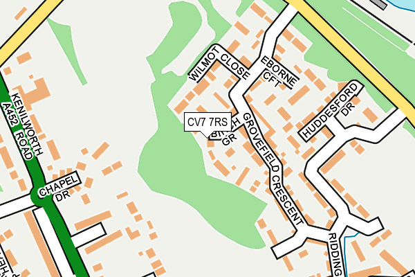 CV7 7RS map - OS OpenMap – Local (Ordnance Survey)