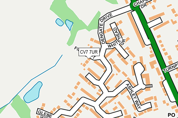 CV7 7UR map - OS OpenMap – Local (Ordnance Survey)
