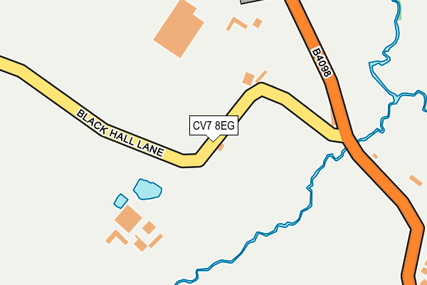 CV7 8EG map - OS OpenMap – Local (Ordnance Survey)