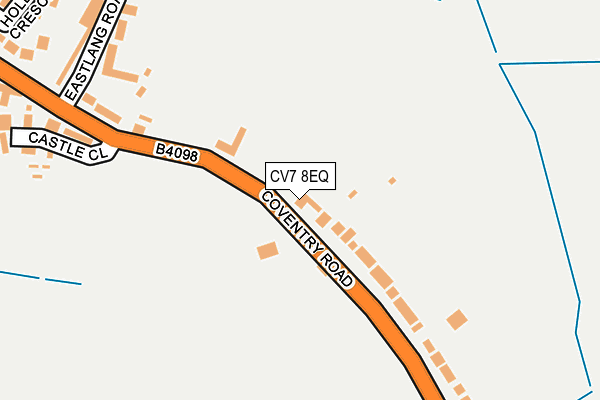 CV7 8EQ map - OS OpenMap – Local (Ordnance Survey)