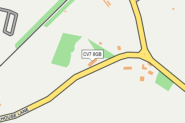 CV7 8GB map - OS OpenMap – Local (Ordnance Survey)