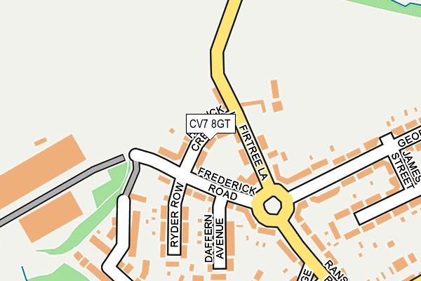 CV7 8GT map - OS OpenMap – Local (Ordnance Survey)