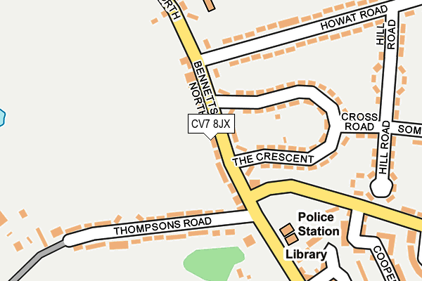 Map of BLUECROSS HEALTH LIMITED at local scale