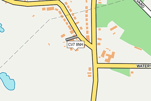 CV7 8NH map - OS OpenMap – Local (Ordnance Survey)