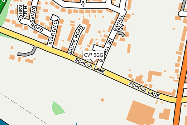 CV7 9GG map - OS OpenMap – Local (Ordnance Survey)