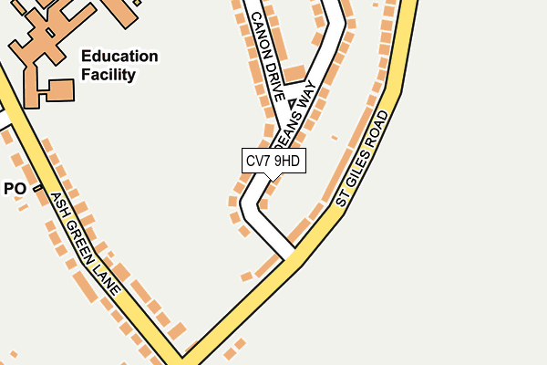 Map of CYPHER CYCLES LIMITED at local scale