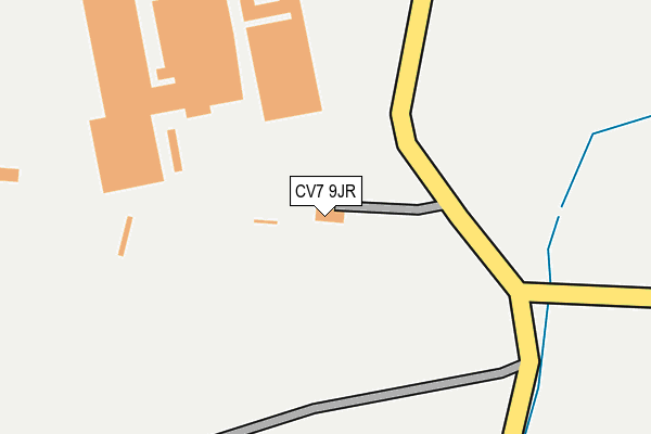 CV7 9JR map - OS OpenMap – Local (Ordnance Survey)