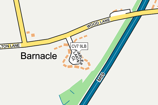 Map of R J LOLE LTD at local scale