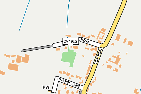 CV7 9LG map - OS OpenMap – Local (Ordnance Survey)