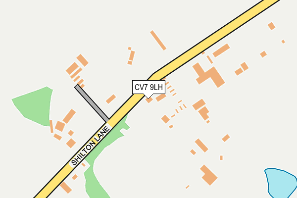CV7 9LH map - OS OpenMap – Local (Ordnance Survey)