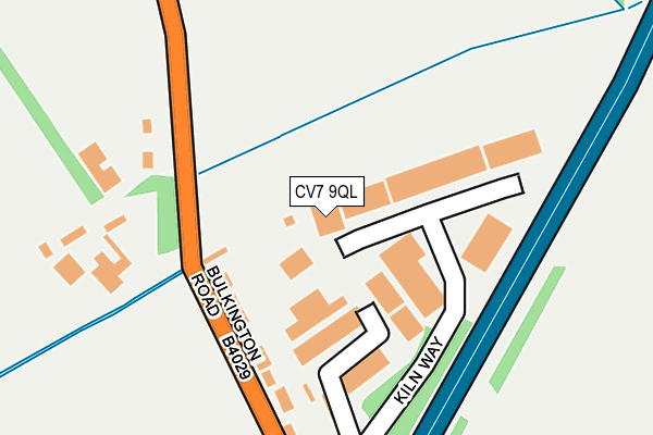 CV7 9QL map - OS OpenMap – Local (Ordnance Survey)