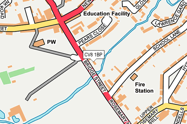 Map of SALVESON FOX LIMITED at local scale