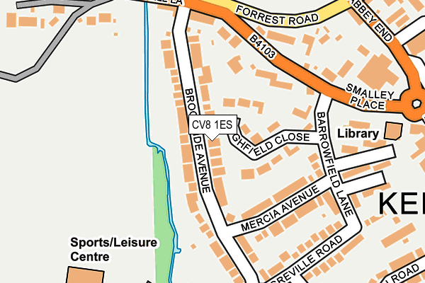 Map of BRENTWOOD PROPERTY LIMITED at local scale