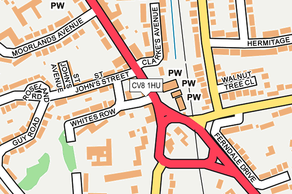 CV8 1HU map - OS OpenMap – Local (Ordnance Survey)