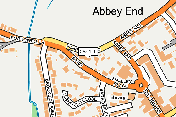 CV8 1LT map - OS OpenMap – Local (Ordnance Survey)