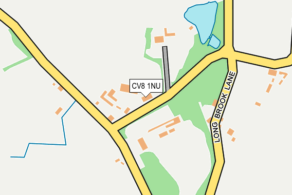 CV8 1NU map - OS OpenMap – Local (Ordnance Survey)