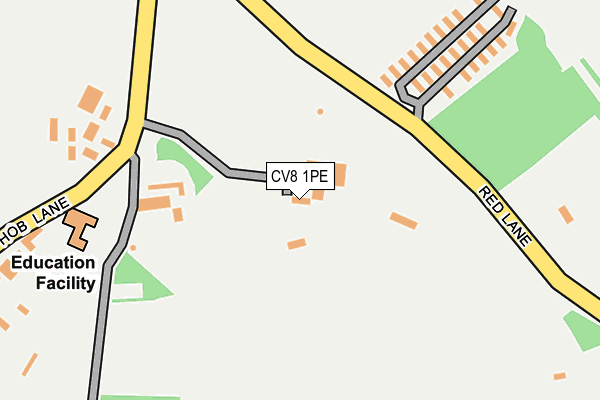 CV8 1PE map - OS OpenMap – Local (Ordnance Survey)