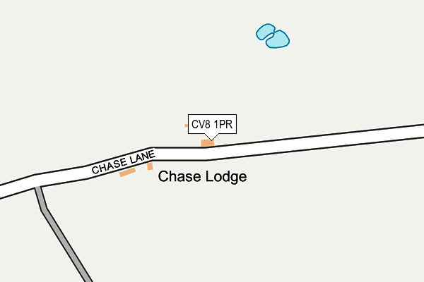 CV8 1PR map - OS OpenMap – Local (Ordnance Survey)