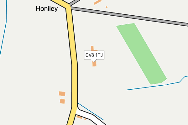 CV8 1TJ map - OS OpenMap – Local (Ordnance Survey)