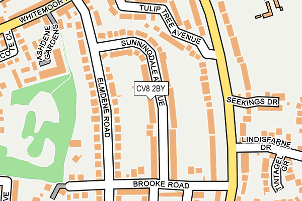 CV8 2BY map - OS OpenMap – Local (Ordnance Survey)