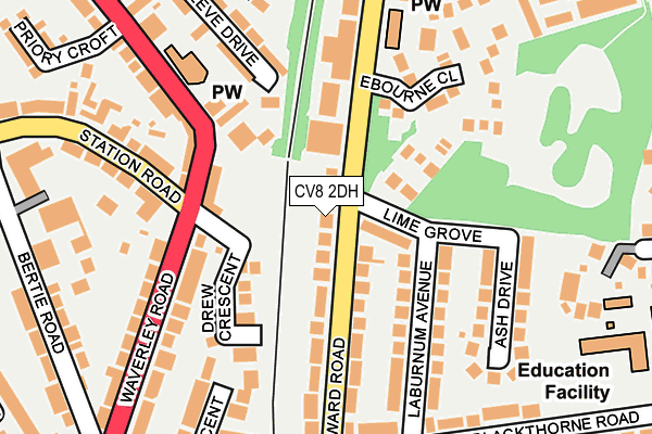 Map of EMMERSON HOLDINGS LIMITED at local scale