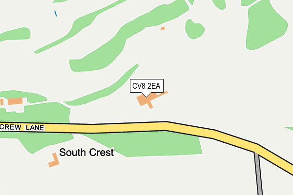 CV8 2EA map - OS OpenMap – Local (Ordnance Survey)