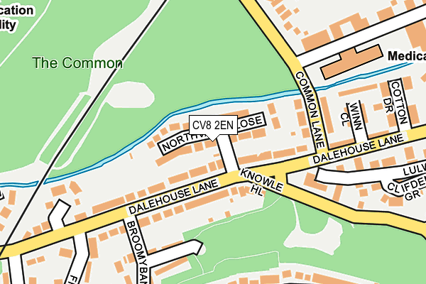 CV8 2EN map - OS OpenMap – Local (Ordnance Survey)