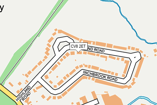 CV8 2ET map - OS OpenMap – Local (Ordnance Survey)