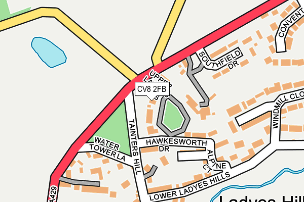 CV8 2FB map - OS OpenMap – Local (Ordnance Survey)