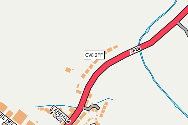 CV8 2FF map - OS OpenMap – Local (Ordnance Survey)