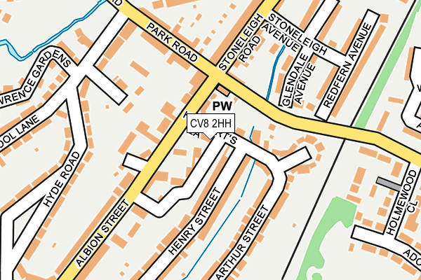 CV8 2HH map - OS OpenMap – Local (Ordnance Survey)