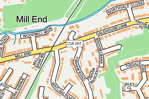 CV8 2HT map - OS OpenMap – Local (Ordnance Survey)