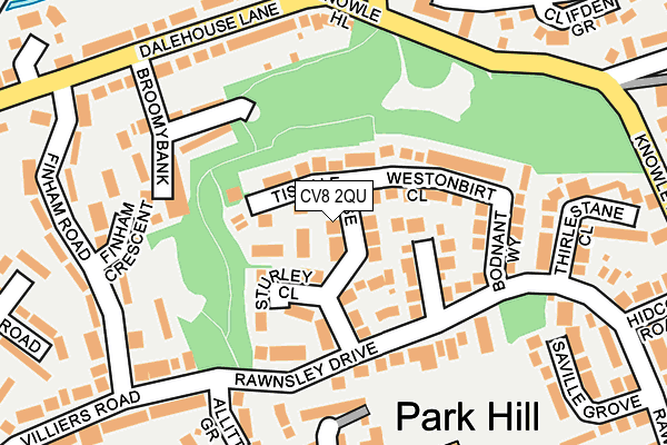 CV8 2QU map - OS OpenMap – Local (Ordnance Survey)