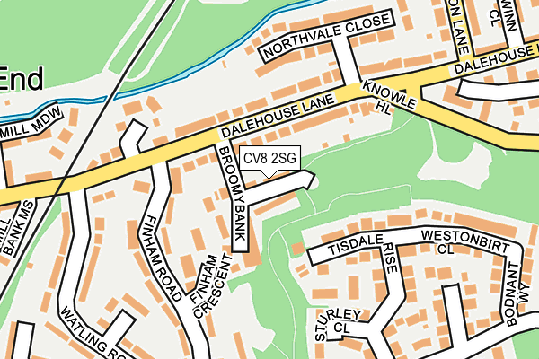 CV8 2SG map - OS OpenMap – Local (Ordnance Survey)