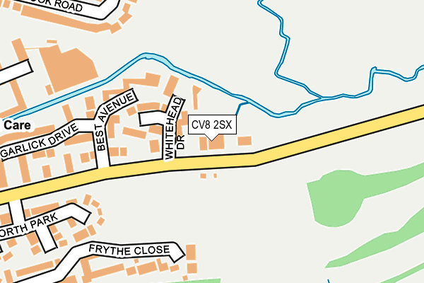 CV8 2SX map - OS OpenMap – Local (Ordnance Survey)