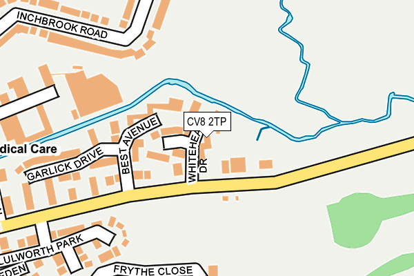CV8 2TP map - OS OpenMap – Local (Ordnance Survey)