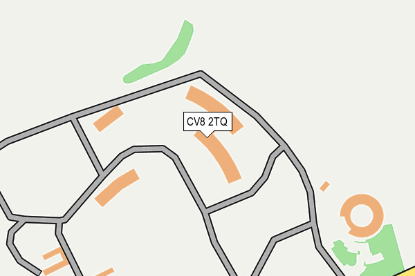 CV8 2TQ map - OS OpenMap – Local (Ordnance Survey)