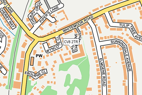 CV8 2TR map - OS OpenMap – Local (Ordnance Survey)