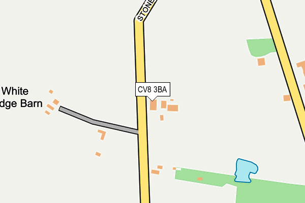 CV8 3BA map - OS OpenMap – Local (Ordnance Survey)