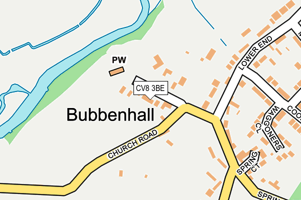 CV8 3BE map - OS OpenMap – Local (Ordnance Survey)