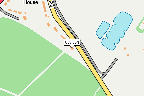 CV8 3BN map - OS OpenMap – Local (Ordnance Survey)