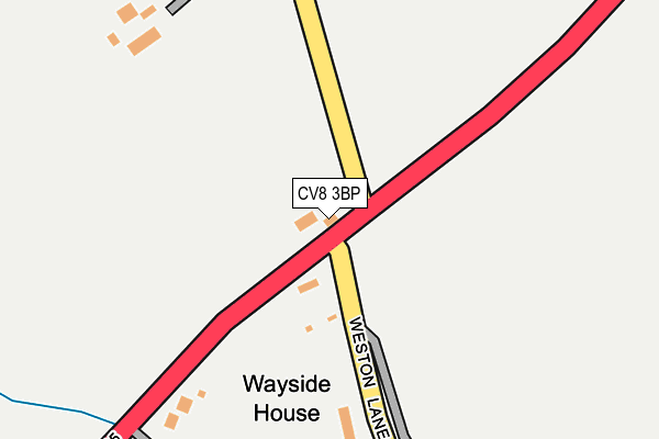 CV8 3BP map - OS OpenMap – Local (Ordnance Survey)