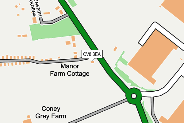 CV8 3EA map - OS OpenMap – Local (Ordnance Survey)