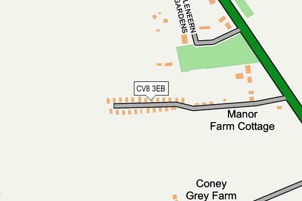 CV8 3EB map - OS OpenMap – Local (Ordnance Survey)