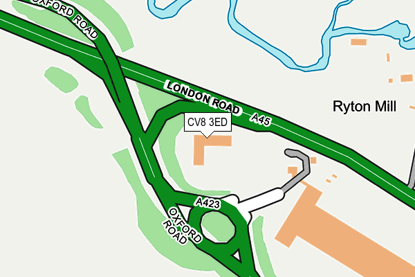 CV8 3ED map - OS OpenMap – Local (Ordnance Survey)