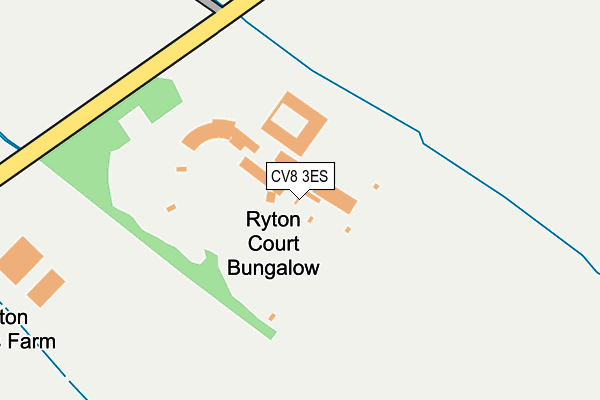 CV8 3ES map - OS OpenMap – Local (Ordnance Survey)