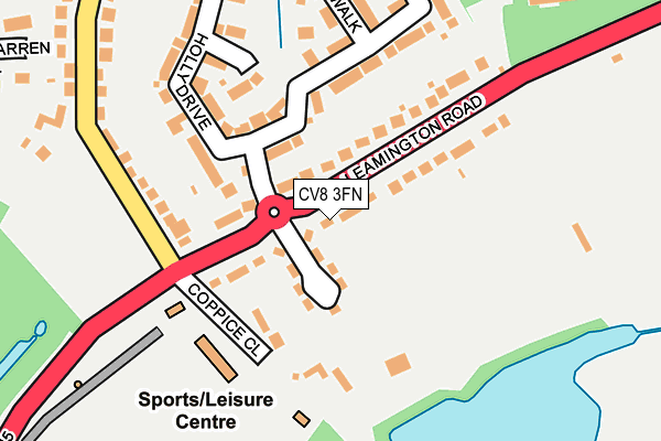 CV8 3FN map - OS OpenMap – Local (Ordnance Survey)