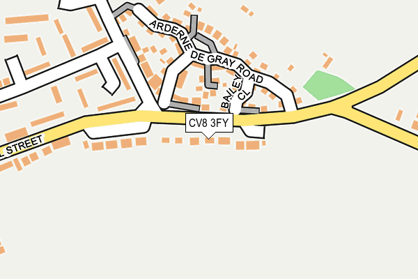 CV8 3FY map - OS OpenMap – Local (Ordnance Survey)